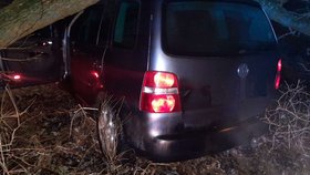 Celostátně hledaný muž ujíždějící před policií u Zvěrkovic