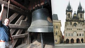 Ondřej Boháč (36) je zvoníkem v Týnském chrámu: Rozhoupat Marii mu trvá minutu!