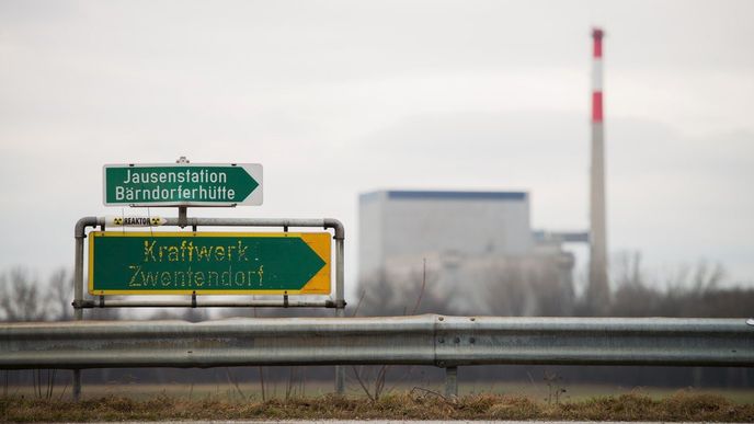 Rakouská jaderná elektrárna Zwentendorf