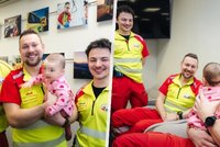 Máma po zástavě srdce porodila Lucinku: Společně přišly poděkovat zachráncům