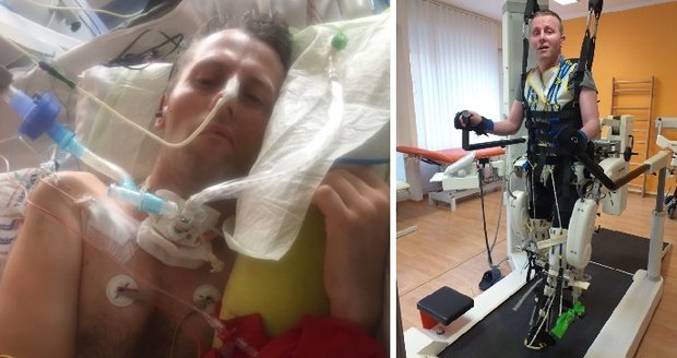 Zdeněk pomáhal, teď potřebuje pomoci: Záchranáři vypsali sbírku na rehabilitace