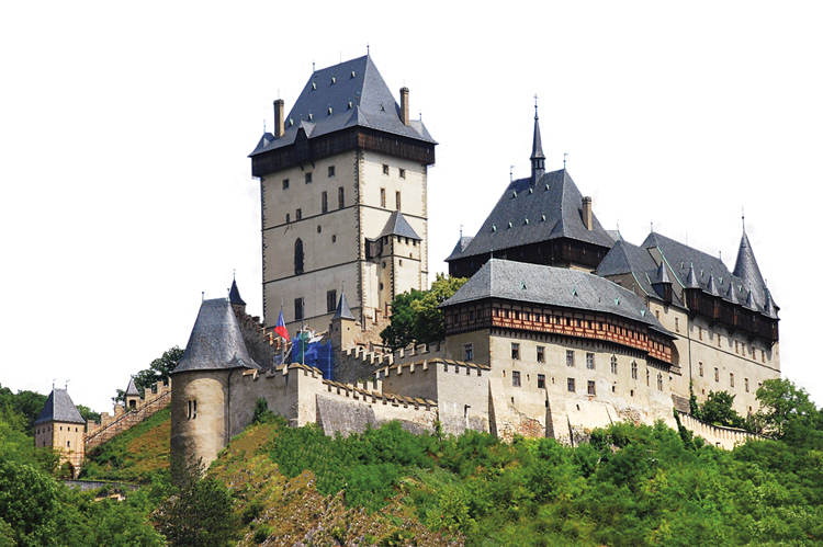 Které hrady nechal vybudovat Karel IV?