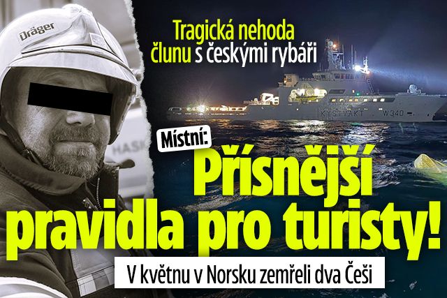 Banner ke žhavému tématu: Tragédie českých rybářů v Norsku: ...