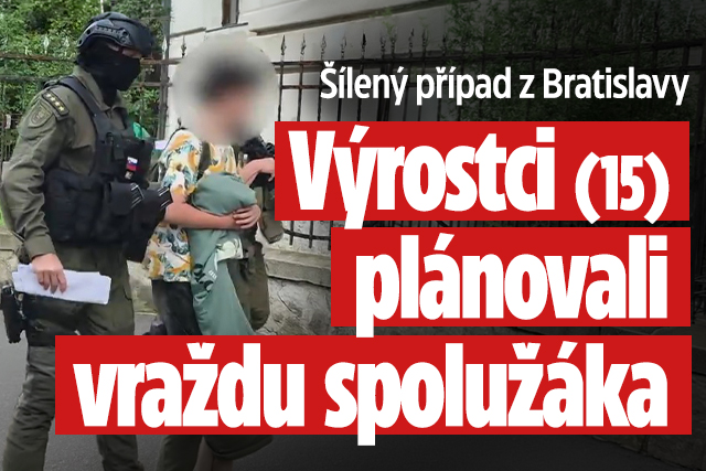 Šok na Slovensku: Dva výrostci plánovali vraždu spolužáka