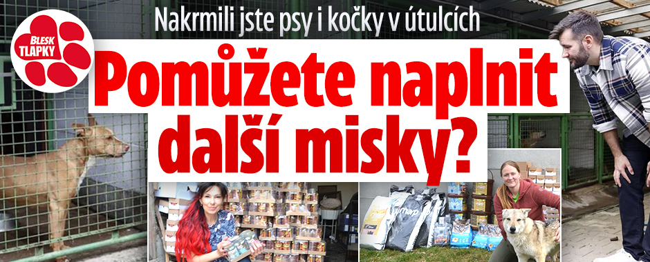Banner ke žhavému tématu: Díky vám jsme rozdali krmení za ...