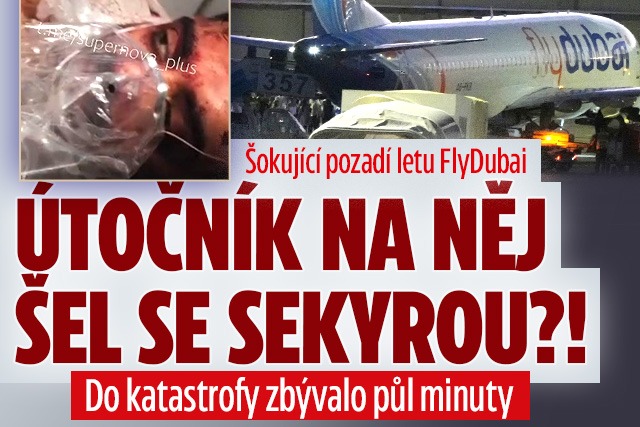 Pilot hrdina z Flydubai: Čelil útočníkovi se sekyrou?