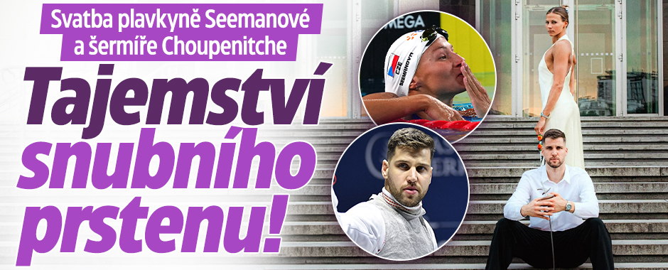 Banner ke žhavému tématu: Svatba Seemanové a Choupenitche: ...