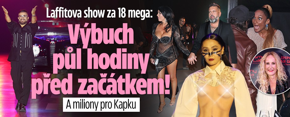 Banner ke žhavému tématu: Laffitova show za 18 mega: Výbuch půl ...