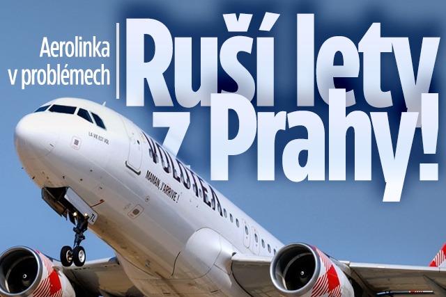 Aerolinka v problémech: Ruší lety z Prahy!