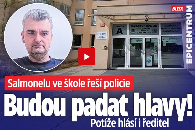 Banner ke žhavému tématu: Salmonela ve škole: V jídelně budou ...