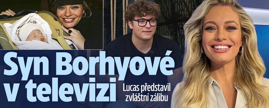 Banner ke žhavému tématu: Syn Borhyové v televizi: Představil ...
