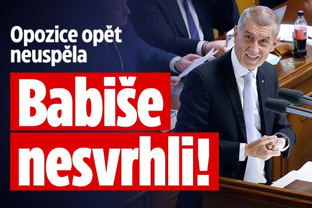 Opozice opět neuspěla: Babiše nesvrhli!