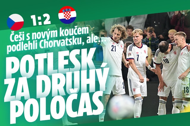 Banner ke žhavému tématu: Češi podlehli Chorvatsku, ale... ...