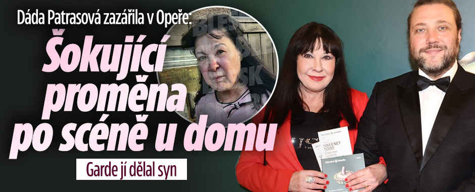 Banner ke žhavému tématu: Dáda Patrasová v Opeře: Šokující ...