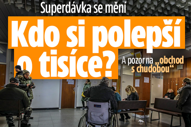 Superdávka se mění: Kdo si polepší o tisíce?