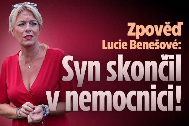 Banner ke žhavému tématu: Zpověď Lucie Benešové: Syn skončil v ...