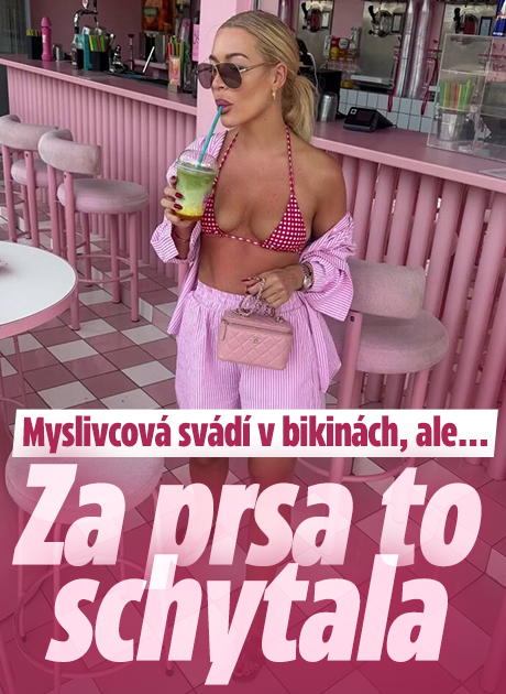 Banner ke žhavému tématu: Myslivcová svádí v bikinách, ale... Za ...