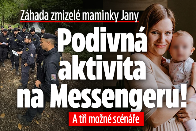Banner ke žhavému tématu: Zmizelá máma Jana: Záhadná aktivita na ...