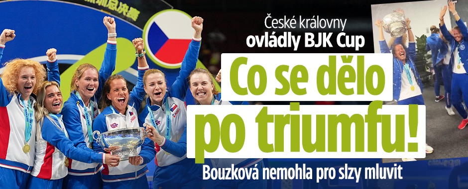 Banner ke žhavému tématu: České královny ovládly BJK Cup: Co se ...