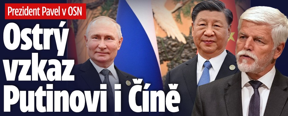 Banner ke žhavému tématu: Pavel v OSN: Ostrý vzkaz Putinovi a ...