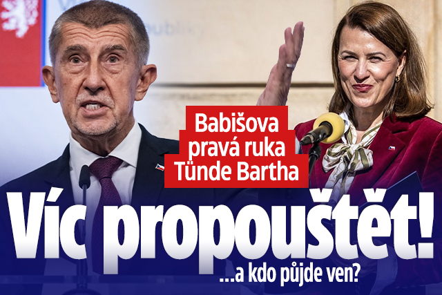 Babišova pravá ruka Tünde Bartha hájí propouštění!