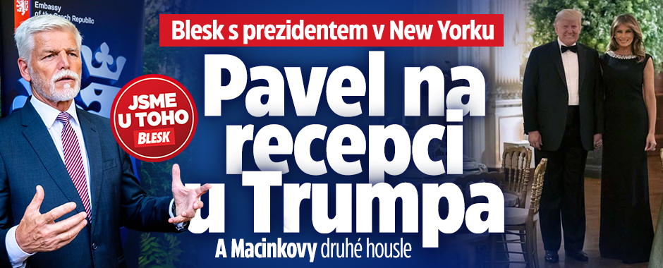Banner ke žhavému tématu: Blesk s prezidentem v New Yorku: Pavel ...