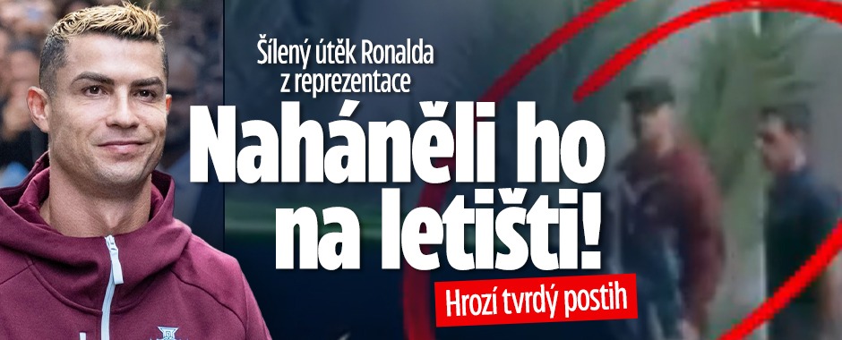 Šílený útěk Ronalda z reprezentace: Naháněli ho na letišti!