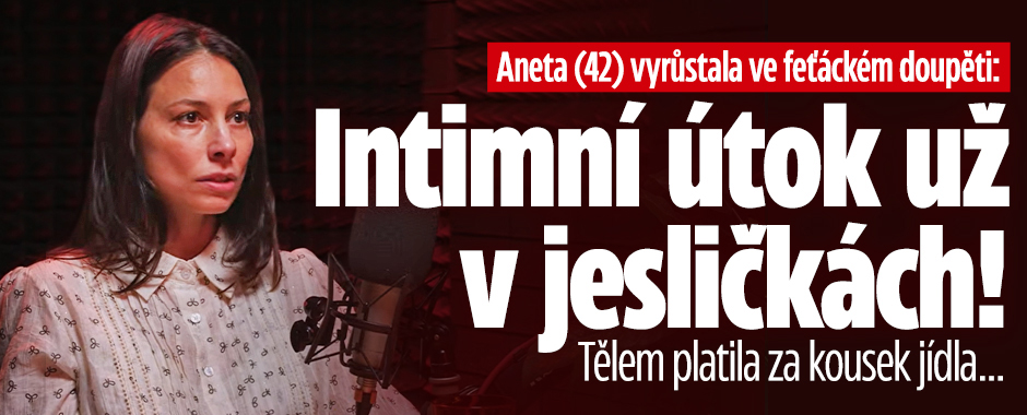 Banner ke žhavému tématu: Aneta vyrůstala ve feťáckém doupěti: ...