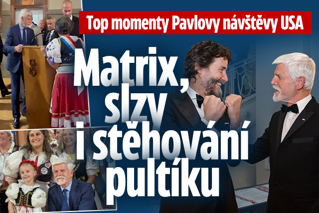 Banner ke žhavému tématu: Top momenty Pavlovy návštěvy USA: ...