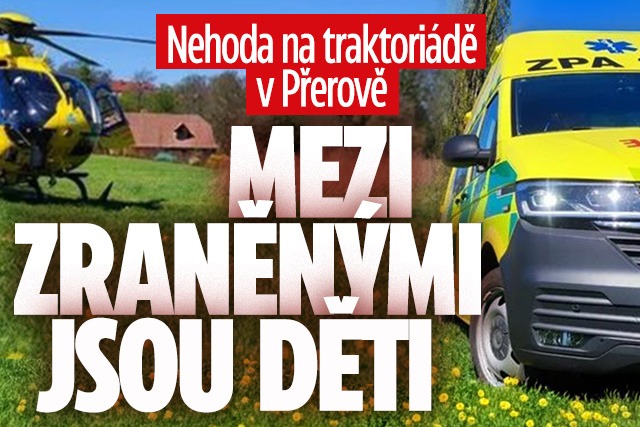 Banner ke žhavému tématu: Nehoda na traktoriádě: Mezi zraněnými ...
