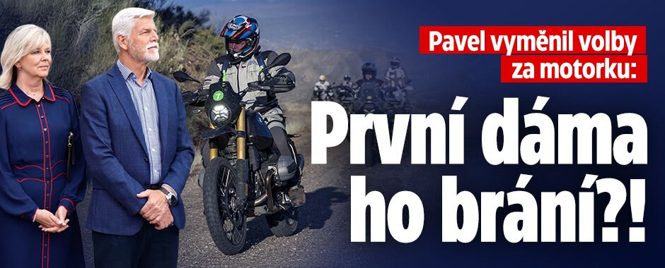Pavel vyměnil volby za dovolenou na motorce. Zastání našel u první dámy