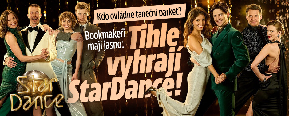 Kdo ovládne taneční parket? Bookmakeři mají jasno: Tihle vyhrají StarDance 