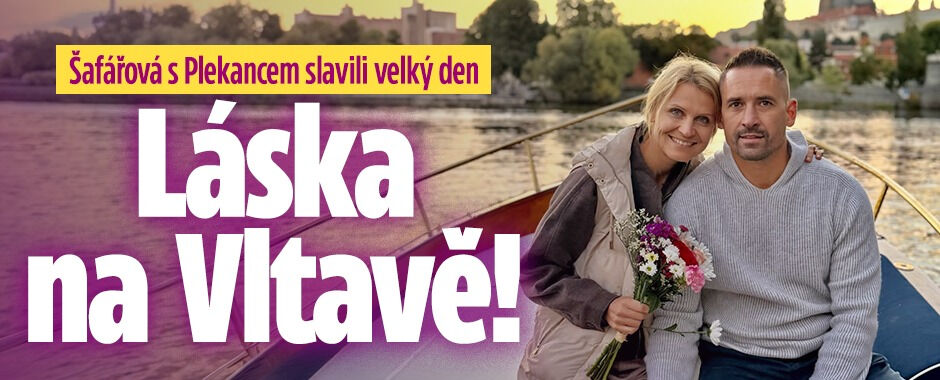 Šafářová si užívala s Plekancem: Láska na Vltavě