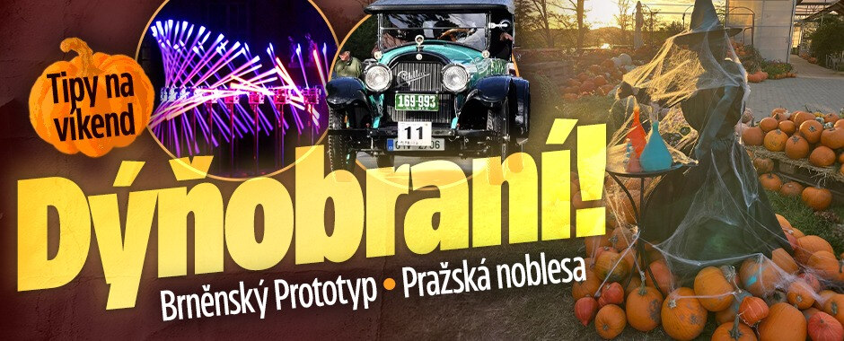 Tipy na víkend: Dýňobraní! Festival světla v Brně i Pražská noblesa
