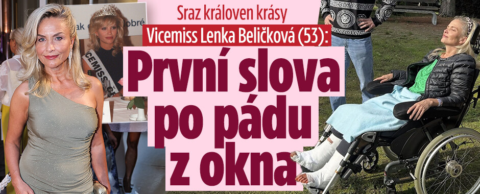 Vicemiss Lenka Beličková: První slova o pádu z okna