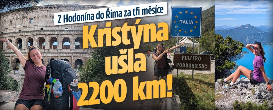 2200 km z Hodonína do Říma: Kristýna (20) je ušla kvůli zvířatům