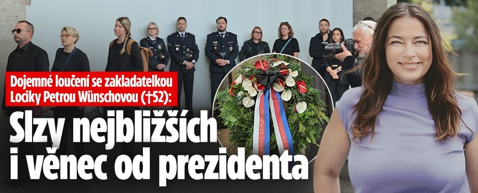 Dojemné loučení se zakladatelkou Lociky Petrou Wünschovou (†52): Slzy nejbližších i věnec od prezidenta