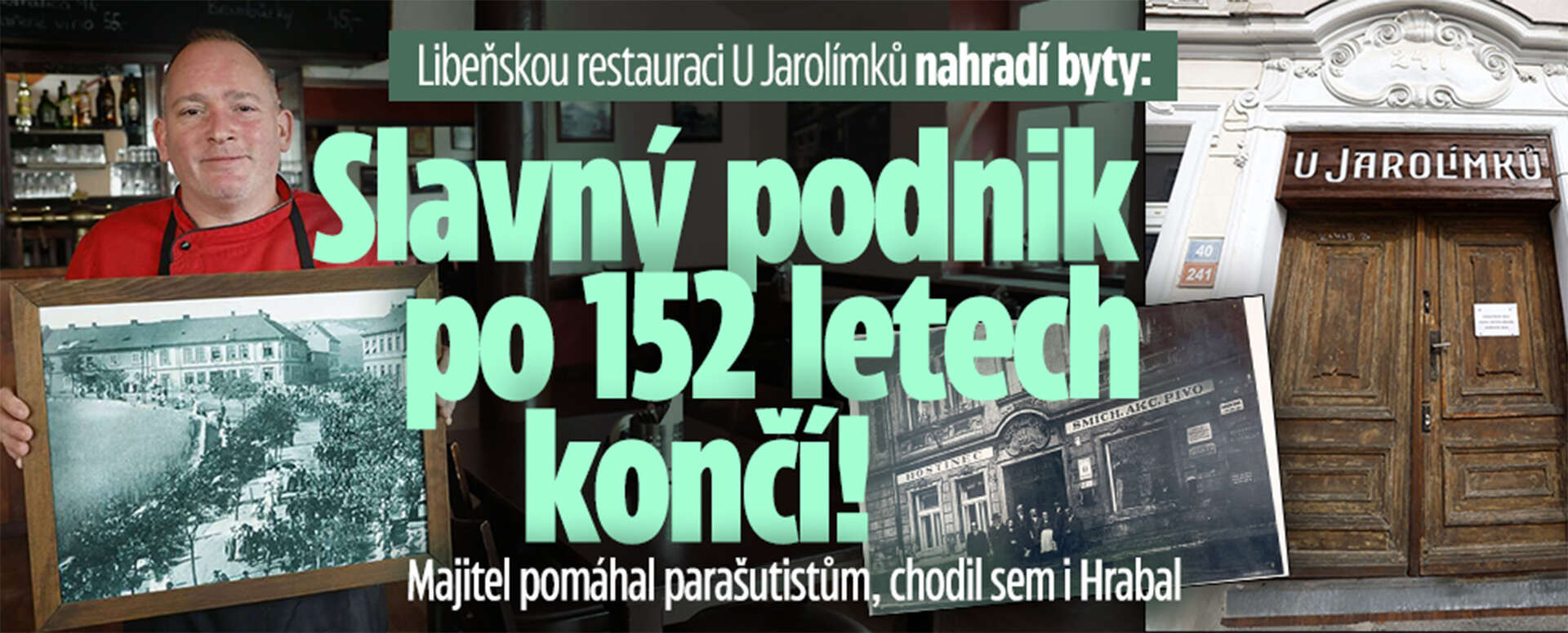 Restauraci U Jarolímků nahradí byty: Konec po 152 letech! Na pivo sem chodil i Hrabal