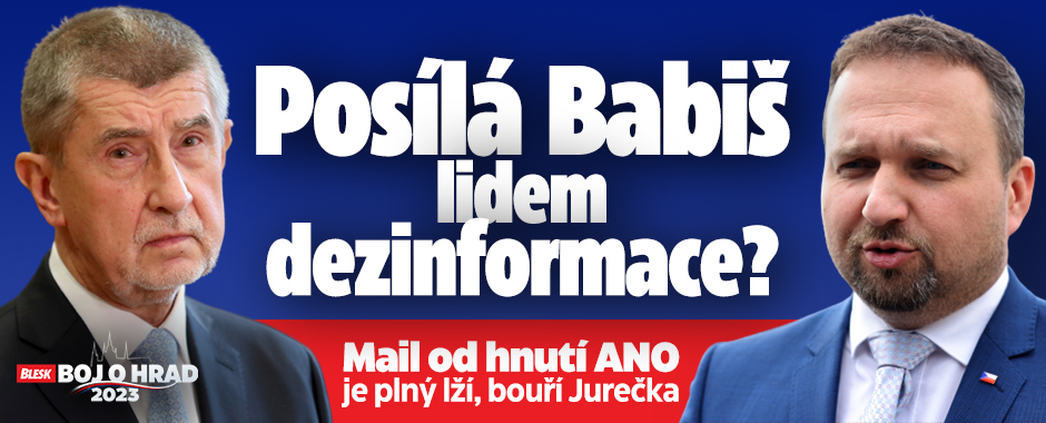 Babiš vs. Jurečka: Střet kvůli dezinformacím!