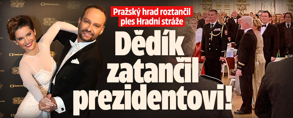 Pražský hrad roztančil plese: Dědík zatančil prezidentovi! 
