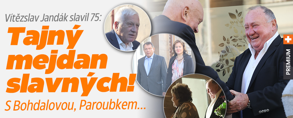 Hvězda Tří oříšků pro Popelku Slávek Jandák: Mejdan slavných