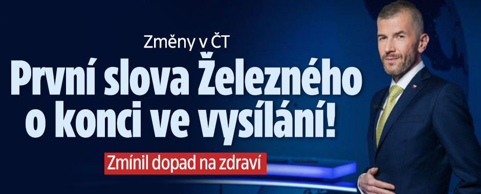 První slova Jakuba Železného o konci ve vysílání ČT