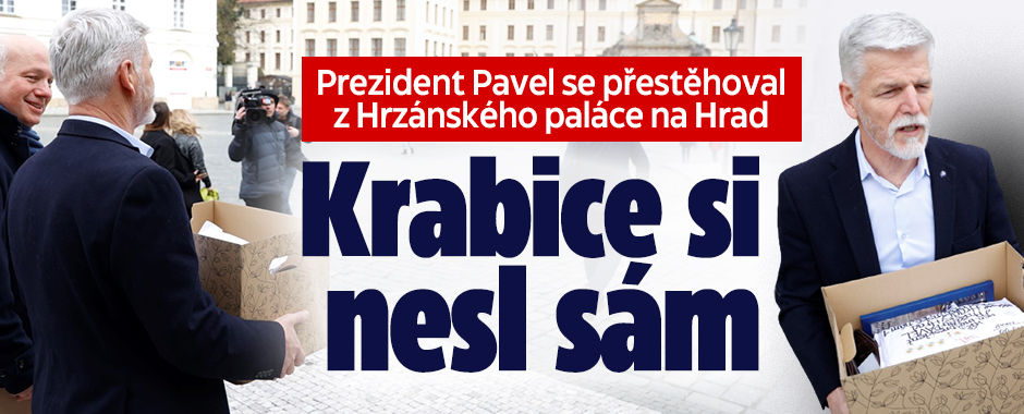 Prezident Pavel se stěhuje: Z Hrzánského paláce míří na Hrad