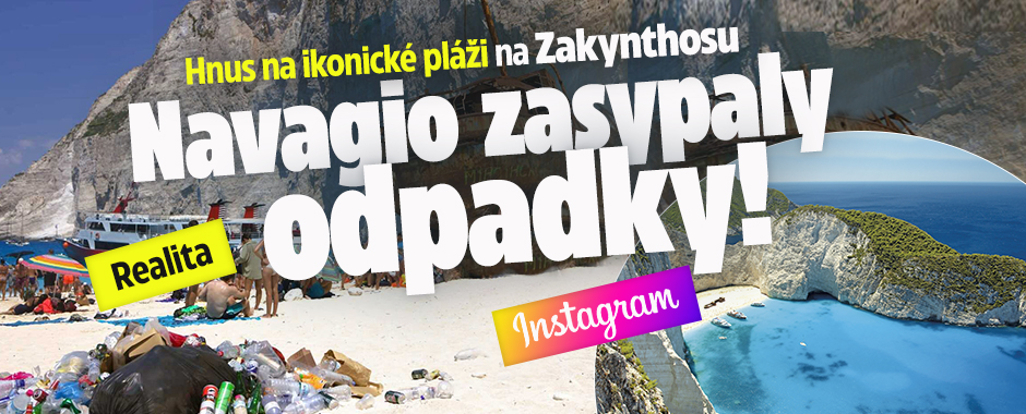 Hnus na ikonické pláži na Zakynthosu: Navagio plní odpadky