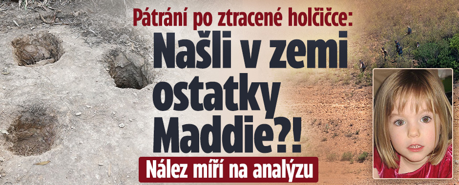 Pátrání po ztracené Maddie: Našli v zemi dívčiny ostatky?!