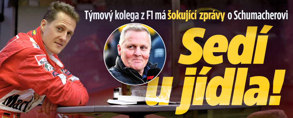 Šokující zprávy o Schumacherovi: Sedí u jídla!