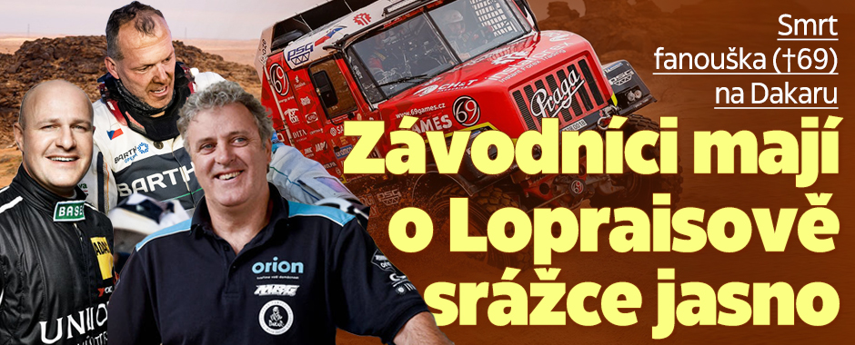 Smrt fanouška na Dakaru: Závodníci mají o Lopraisovi jasno