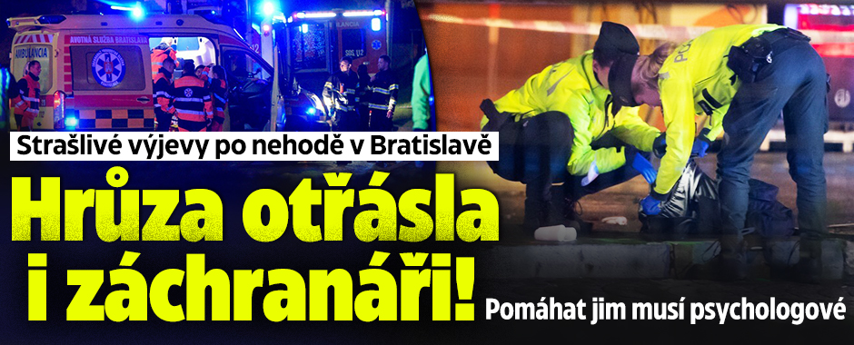 Tragédie v Bratislavě: Záchranáři hledají pomoc u psychologů