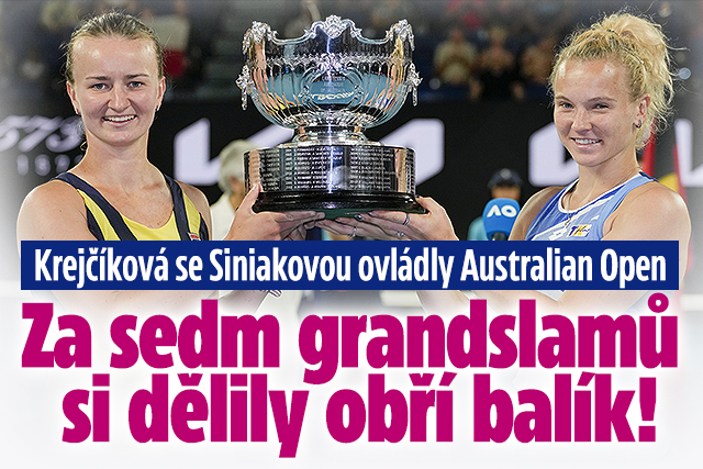Krejčíková a Siniaková ovládly Austrálii: Kolik už vydělaly?