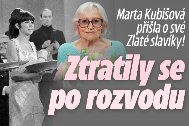 Marta Kubišová přišla o své Zlaté slavíky! Ztratily se po rozvodu